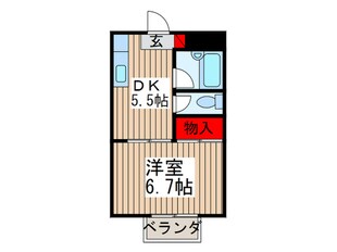 小林コーポの物件間取画像